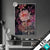 Led Glasbild Romantische Blumenillustration Hochformat Produktvorschau