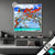 Led Glasbild Rote Blueten Und Tuerkisfarbenes Meer Quadrat Produktvorschau