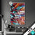 Led Glasbild Rote Und Smaragdgruene Blaetter Hochformat Produktvorschau