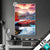 Led Glasbild Ruhiger Bergsee Hochformat Produktvorschau