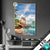 Led Glasbild Schoener Strand Mit Palmen Hochformat Produktvorschau