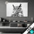 Led Glasbild Schwarz Weiss Eulenportrait Querformat Produktvorschau