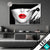 Led Glasbild Schwarze Eleganz Rote Lippen Querformat Produktvorschau