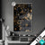Led Glasbild Schwarze Und Goldene Blueten Hochformat Produktvorschau