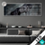 Led Glasbild Schwarzer Hengst Panorama Produktvorschau