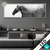 Led Glasbild Schwarzes Pferd Voller Energie Panorama Produktvorschau