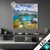 Led Glasbild Sommermorgen Am Bergsee Quadrat Produktvorschau