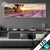 Led Glasbild Sonnenaufgang Im Lavendelfeld Panorama Produktvorschau