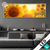 Led Glasbild Sonnenblumen Im Abendlicht Panorama Produktvorschau