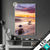 Led Glasbild Sonnenuntergang Am Strand Mit Felsen Hochformat Produktvorschau
