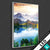 Led Glasbild Sonniger Tag Am Bergsee Hochformat Motivvorschau