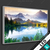Led Glasbild Sonniger Tag Am Bergsee Querformat Motivvorschau