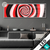 Led Glasbild Spirale In Rot Weiss Schwarz Panorama Produktvorschau