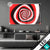 Led Glasbild Spirale In Rot Weiss Schwarz Querformat Produktvorschau