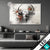 Led Glasbild Starker Bulle Mit Blumen Querformat Produktvorschau