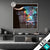 Led Glasbild Stier Mit Bunten Farben Quadrat Produktvorschau