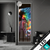 Led Glasbild Stier Mit Bunten Farben Schmal Produktvorschau