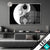 Led Glasbild Totenkopf Yin Yang Querformat Produktvorschau