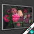 Led Glasbild Vintage Blumen No 2 Querformat Motivvorschau
