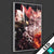 Led Glasbild Vintage Blumenstrauss Hochformat Motivvorschau