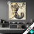 Led Glasbild Vintage Elefant Quadrat Produktvorschau