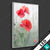 Led Glasbild Vintage Klatschmohn Hochformat Motivvorschau