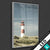 Led Glasbild Vintage Leuchtturm Hochformat Motivvorschau