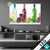 Led Glasbild Wein In Flaschen Und Glaesern Querformat Produktvorschau