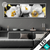 Led Glasbild Weisse Blumen Mit Gold Panorama Produktvorschau