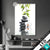 Led Glasbild Weisse Orchidee Zensteine Hochformat Produktvorschau