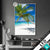 Led Glasbild Weisser Strand Kokospalme Hochformat Produktvorschau