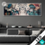 Led Glasbild Weisser Tiger Mit Blauen Augen Zwischen Blumen Panorama Produktvorschau