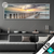 Led Glasbild Wellenbrecher Am Nordseestrand Panorama Produktvorschau