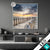 Led Glasbild Wellenbrecher Am Nordseestrand Quadrat Produktvorschau
