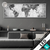 Led Glasbild Weltkarte Grautoene Panorama Produktvorschau
