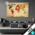 Led Glasbild Weltkarte Retro Bunt Querformat Produktvorschau