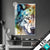Led Glasbild Wolf Mit Bunten Farbspritzern No 2 Hochformat Produktvorschau