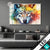 Led Glasbild Wolf Mit Bunten Farbspritzern No 2 Querformat Produktvorschau