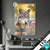 Led Glasbild Wolfsblick Im Fruehling Hochformat Produktvorschau