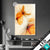 Led Glasbild Zarte Blueten In Orange Hochformat Produktvorschau