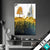 Textilrahmen Abstrakte Landschaft No 1 Hochformat Produktvorschau