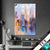 Textilrahmen Abstrakte Skyline No 2 Hochformat Produktvorschau