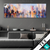 Textilrahmen Abstrakte Skyline No 2 Panorama Produktvorschau