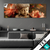 Textilrahmen Abstrakter Buddha Blumen Panorama Produktvorschau