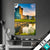 Textilrahmen Alte Burg Mit See Hochformat Produktvorschau