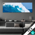 Textilrahmen Blaue Welle Im Meer Panorama Produktvorschau