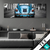 Textilrahmen Blauer Oldtimer Panorama Produktvorschau