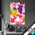 Textilrahmen Blumen Collage No 2 Hochformat Produktvorschau