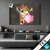Textilrahmen Bubble Gum Giraffe Querformat Produktvorschau