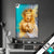 Textilrahmen Buddha Gold Tuerkis Hochformat Produktvorschau